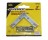G-FORCE 40402 2" CORNER IRON ZINC PLATED CARDED WITH SCREWS (4/CARD)