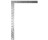 JOHNSON CS5 16" X 24" ALUMINUM CARPENTER FRAMING SQUARE W/STAMPED GRADUATIONS