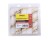 WHIZZ 25025 6" PREMIUM 100% POLYAMIDE GOLD STRIPE ROLLER COVER 10PK CLAMSHELL