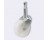 SHEPHERD 9055 1-5/8" LIGHT DUTY PLASTIC FURNITURE CASTER STEM 02 WHITE (4CD)