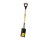 G-FORCE 52918 GARDEN SPADE 42" WOOD D-HANDLE WITH RUBBERIZED GRIP