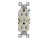 PASS & SEYMOUR  3232LAU 15A 125V DUPLEX OUTLET LIGHT ALMOND