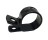 GARDNER BENDER PPC-1525UVB PLASTIC CABLE CLAMP UVB BLACK 1/4" DIA 18/BAG