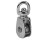 CAMPBELL T7655012N #0173 1" PULLEY SINGLE SHEAVE SWIVELING EYE NICKEL PLATED