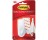 3M 17005-ES COMMAND WHITE MEDIUM SPRING CLIP - 1 CLIP / 2 STRIPS
