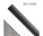 NEW YORK WIRE FCS9153M 24" X 100' BLACK ALUMINUM SCREEN WIRE (18 X 16 MESH)