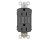 RADIANT 1597BKCCD12 15A GFCI SELF TEST OUTLET BLACK