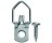 OOK 533830 SMALL NICKEL PLATED "D" RING HANGER (3PK)