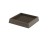 SHEPHERD 9078 3" SQUARE SMOOTH RUBBER FURNITURE CUP BROWN (2CD)