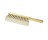 DQB 08804 8" GREY FLAGGED SYNTHETIC COUNTER DUSTER BRUSH WITH HANG-UP HOLES