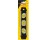 G-FORCE 22015 9" MAGNETIC ALUMINUM TORPEDO LEVEL BLACK
