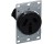 LEVITON R30-5206-S10 50A-125/250V STRAIGHT BLADE FLUSH MOUNT OUTLET BLACK