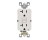 LEVITON GFNT2-R22-0KW 20A-125V SELF TEST GFCI OUTLET WHITE