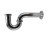 PLUMB PAK PP20250 P TRAP 22 GA 1-1/2" X 1-1/2" CHROME PLATED BRASS