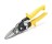 WISS M3R 9-3/4" METALMASTER COMPOUND YELLOW STRAIGHT ACTION SNIP LEFT RIGHT