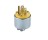 LEVITON 000-515PA-000 15A-125V ARMORED GROUNDING PLUG YELLOW