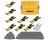 DEWALT DWA4221GSET OSCILLATING GENERAL PURPOSE BLADE SET 21-PACK