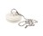 PLUMB PAK PP820-43 DRAIN STOPPER 1-1/2" TO 2" WHITE RUBBER WITH 11" CHAIN