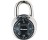 MASTER LOCK 1500D BLACK DIAL COMBINATION LOCK - 1-7/8" WIDE DIAL