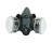 HONEYWELL RAP-74028 PAINT & PESTICIDE HALF MASK RESPIRATOR LARGE W/OV/R95