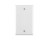 LEVITON 001-88014-000 ONE GANG BLANK WALLPLATE WHITE