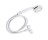 PLUMB PAK K745WH HANDHELD SHOWER KIT 5 FUNCTION WHITE WITH 60" HOSE
