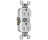 PASS & SEYMOUR  3232TRWRWCC8 15A 125V DUPLEX TAMP/WEATHER-RESIST RECEPT WHITE