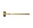 G-FORCE 52010 10 LB SLEDGE HAMMER 35" HICKORY WOOD HANDLE
