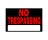 P-T 839904 8" X 12" NO TRESPASSING STYRENE SIGN RED & BLACK
