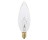 SATCO S3782 25W TORPEDO CHANDELIER CLEAR BULBS