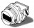 RACO 2511 3/8" FLEX/AC CABLE SET SCREW BOX CONNECTOR