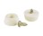 SHEPHERD 9131 SURFACE GARD 7/8" SCREW OFF WHITE RUBBER BUMPER (4CD)