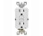 LEVITON B02-GFNT1-0KW 15A-125V SELF TEST GFCI OUTLET WHITE