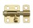 NATIONAL N151-266 V833 2" BRASS FINISH STEEL WINDOW BOLTS