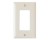 PASS & SEYMOUR  TP26LACC100 1-GANG NYLON WALL PLATE DECORATOR LIGHT ALMOND