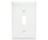 PASS & SEYMOUR  TP1WCC100 1-GANG WALL PLATE TOGGLE WHITE