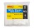 WHIZZ WHIZZFLEX 44511 6.5" X 1/2" WHITE WOVEN MINI ROLLER REFILL (12-PACK)