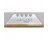 LENOX 20351 GOLD50D BI-METAL UTILITY KNIFE BLADES 50 PACK WITH DISPENSER