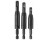 BOSCH CC2430 "CLIC-CHANGE" 3PC SELF-CENTERING BIT SET 1/4" HEX SHANK #6 #8 #10