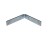 G-FORCE 40121 3-1/2" CORNER BRACES ZINC PLATED BULK NO SCREWS