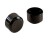 SHEPHERD 9113 3/4" ROUND BLACK PLASTIC LEG TIPS (4CD)