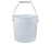 IPL 1123000 WHITE 1 GALLON PLASTIC PAINT PAIL