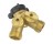 GILMOUR 13 BRASS "Y" SHUT-OFF VALVE