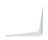 G-FORCE 41154 4" X 5" WHITE SHELF BRACKET
