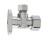 PLUMB PAK PP61PCLF QUARTER TURN ANGLE VALVE 1/2" NOM COP X 3/8" OD LEAD FREE