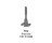 PEARL ABRASIVE TPLS500116 1/16" 1.5MM GRAY SPACER SCREW 100-PACK