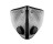 RZ-MASK 20641 M2 MESH MASK MEDIUM TITANIUM REUSABLE WITH REPLACEABLE FILTER