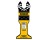 DEWALT DWA4204 WIDE TITANIUM OSCILLATING WOOD WITH NAIL BLADE