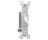 PASS & SEYMOUR  660WGU 15A 120V 1-POLE SWITCH GROUNDING WHITE