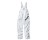 DICKIES 8953WH 38"W X 30" L WHITE PAINTER'S BIB OVERALL